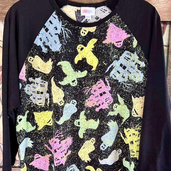 Bundle 5 LuLaRoe *HALLOWEEN* Shirts - All Size L - Picture 3 of 9